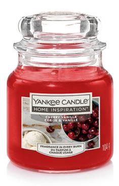 YANKEE CANDLE Yankee Candle Home Inspiration fragranza Cherry Vanilla (ciliegia e vaniglia) candela piccola